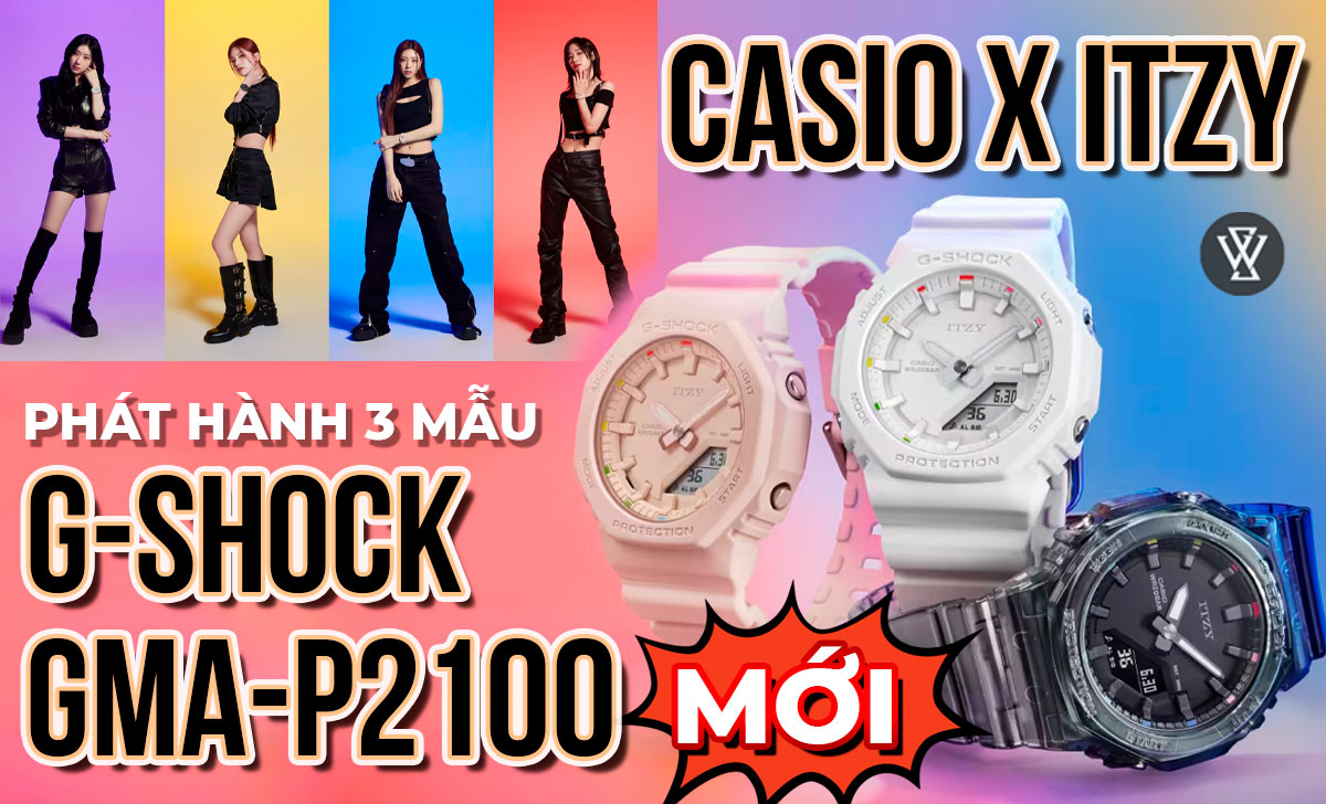Casio ITZY đồng hồ GMA-P2100 mới