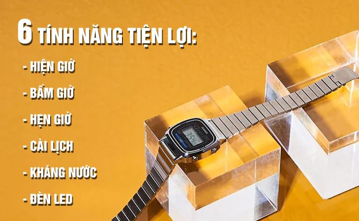 Casio LA670WA-1DF 6 tính năng