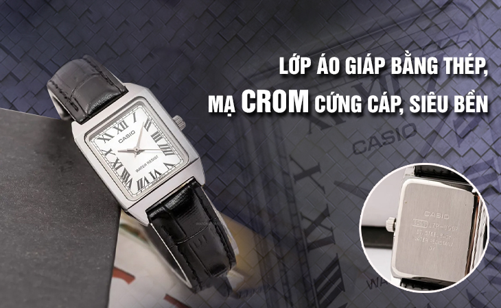 Casio LTP-V007L-7B1UDF mạ crom bền