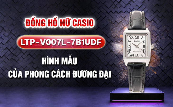 Casio LTP-V007L-7B1UDF phong cách đương đại