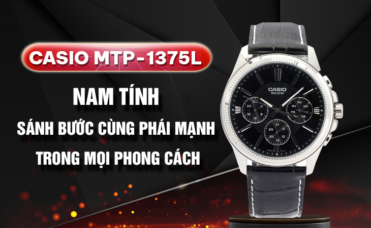 Casio MTP-1375L-1AVDF nam tính