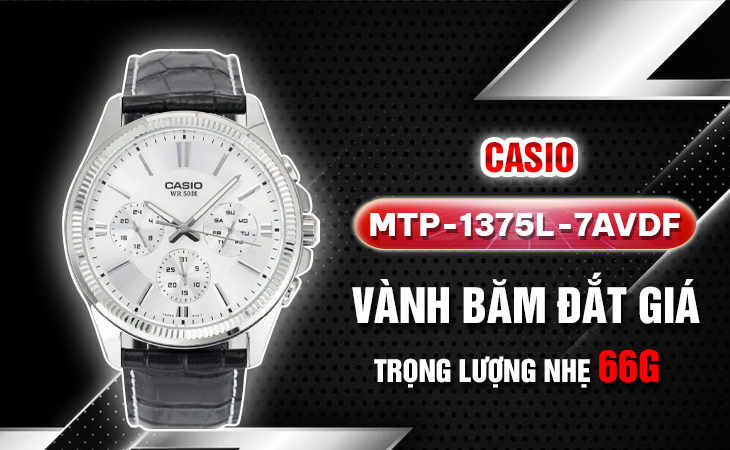 Casio MTP-1375L-7AVDF nhẹ 66g