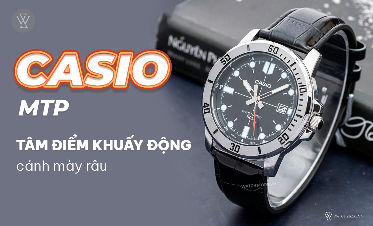 Casio MTP tâm điểm cánh mày râu