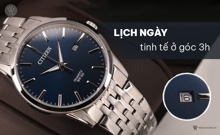 Citizen BI5000-87L lịch ngày góc 3h