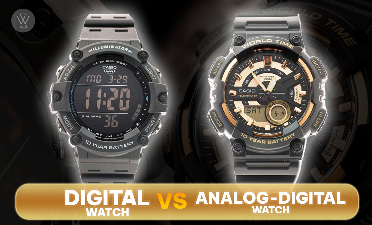 Digital Watch Analog-Digital Watch