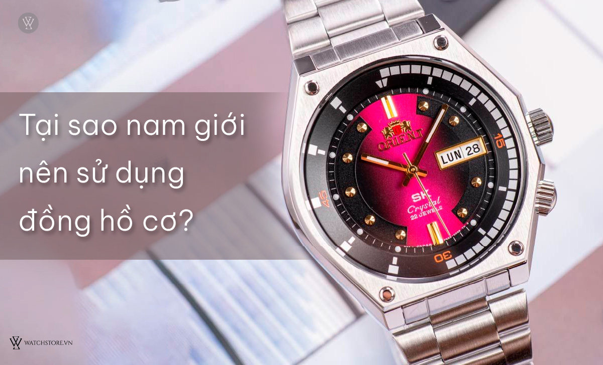 Nam giới sử dụng đồng hồ cơ