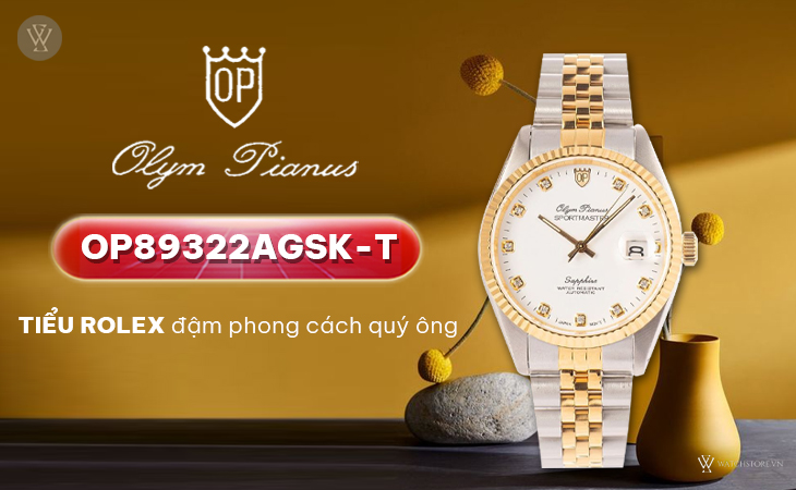 Olym Pianus OP89322AGSK-T tiểu Rolex quý ông