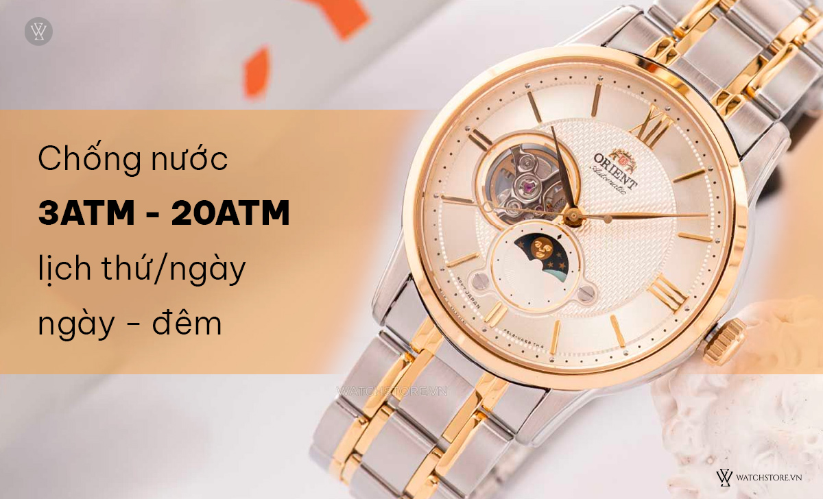 Orient Automatic chống nước 3ATM - 20ATM