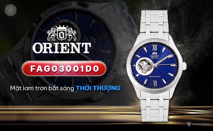 Orient FAG03001D0 mặt lam bắt sáng