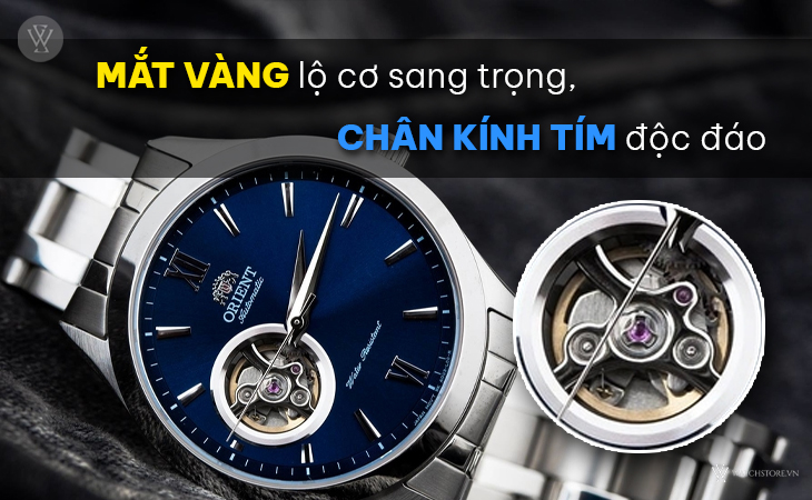 Orient FAG03001D0 mắt vàng chân kính tím