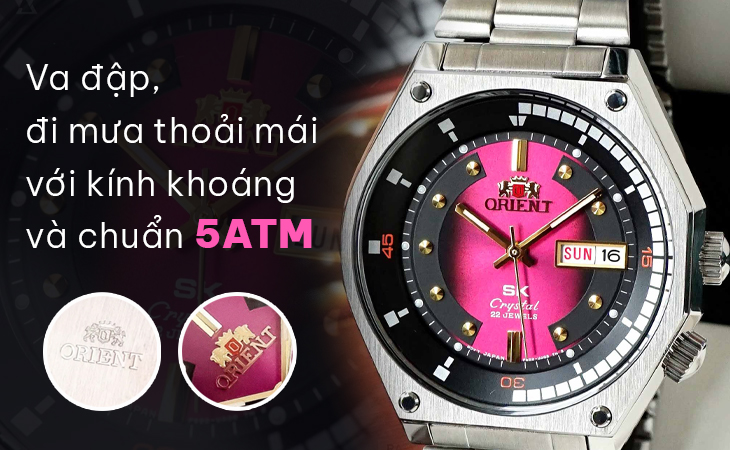 Orient SK RA-AA0B02R19B đi mưa thoải mái