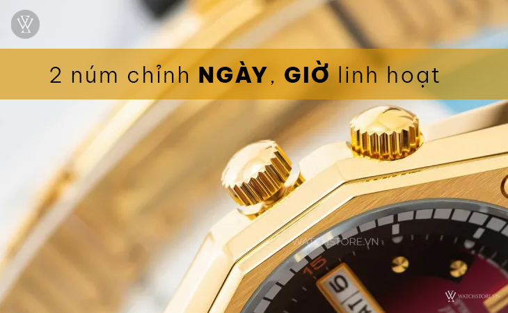 Orient RA-AA0B04R19B 2 núm chỉnh ngày giờ