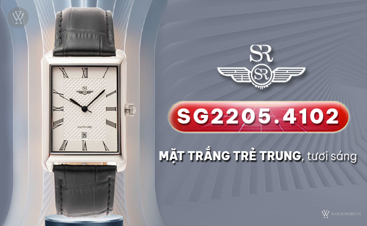 SRWatch SG2205.4102 mặt trắng trẻ trung