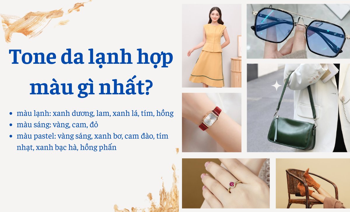 các màu hợp tone da lạnh