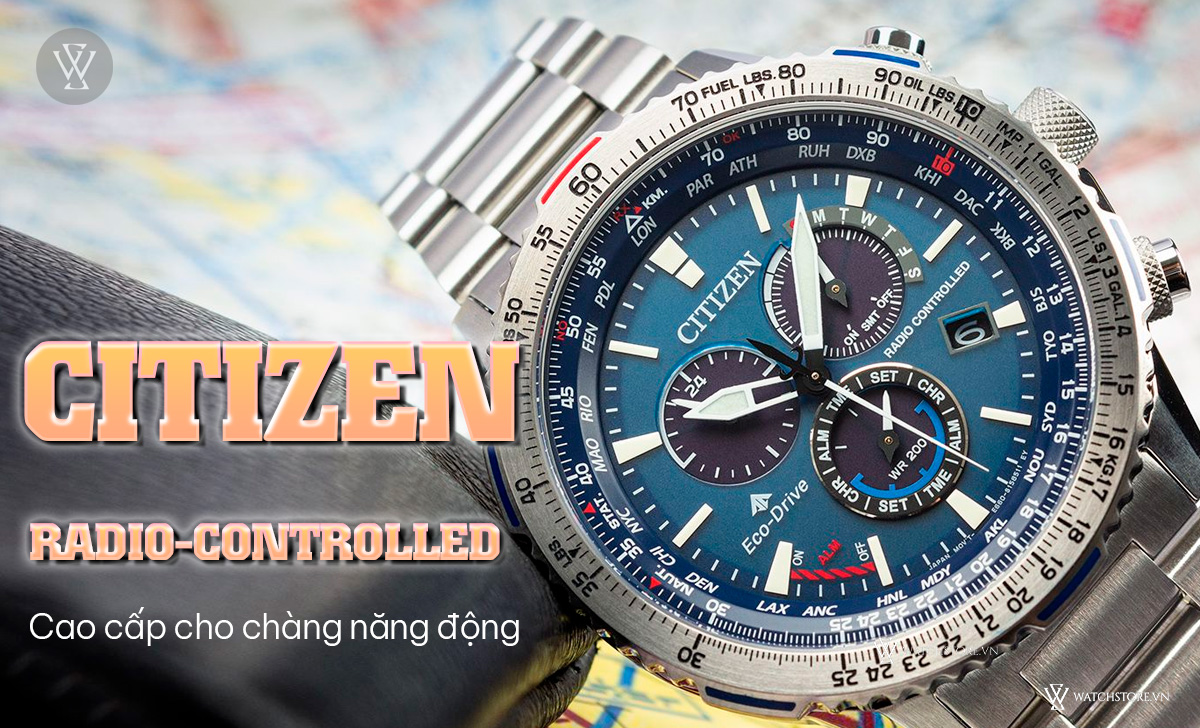 Đồng hồ Citizen 88 Citizen Radio-Controlled năng động