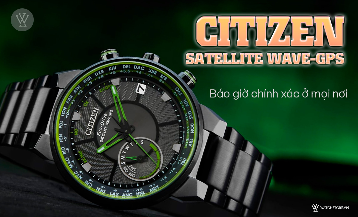 Đồng hồ Citizen 84 Citizen Satellite Wave-GPS báo giờ chính xác