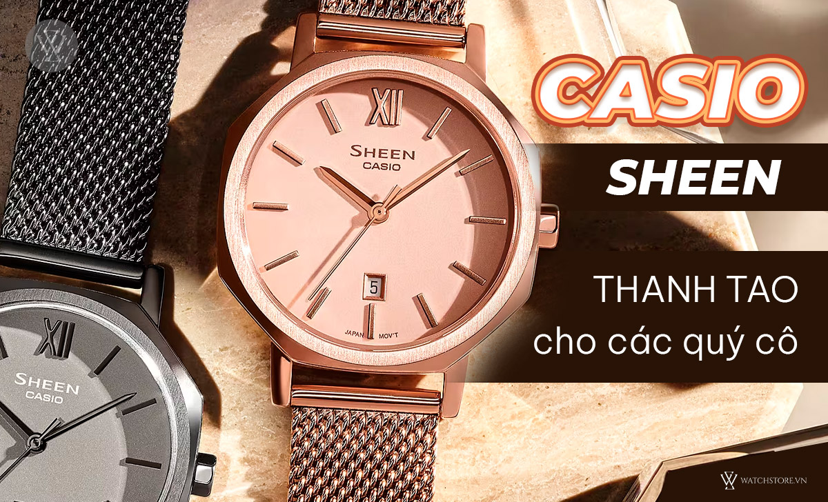 Đồng hồ Casio 95 Casio Sheen thanh tao quý cô