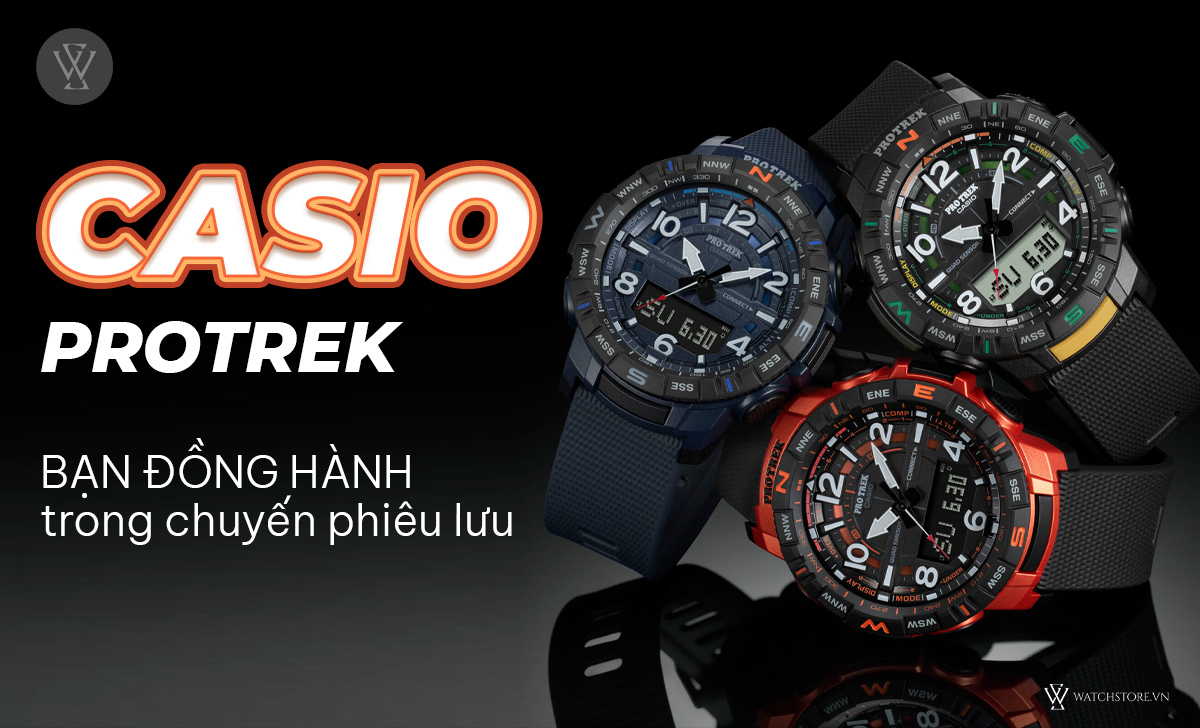 Đồng hồ Casio 96 Casio Protrek đồng hành chuyến phiêu lưu