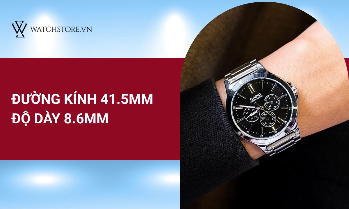 Đồng hồ Casio nam MTP-V300D-1AUDF mang phong cách thể thao năng động