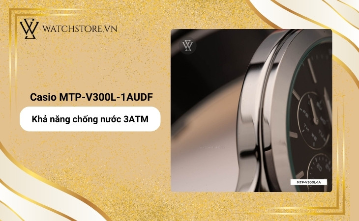 Đồng hồ có thể chịu được áp suất lên tới 30m