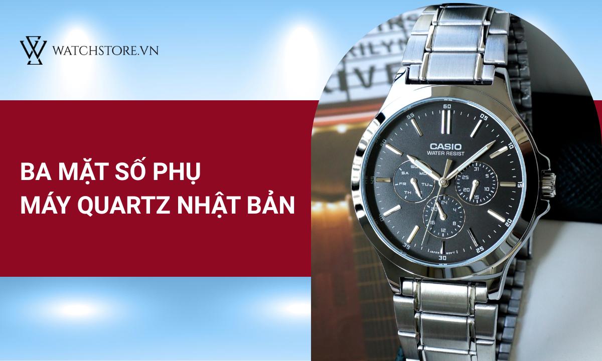 Lớp vỏ và dây đồng hồ được làm từ thép không gỉ 316L bền bỉ