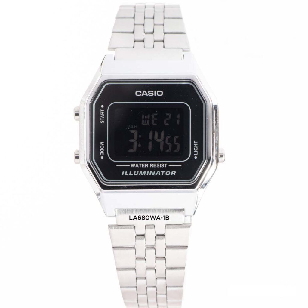 Casio 33.5 × 28.6 mm Nữ LA680WA-1BDF