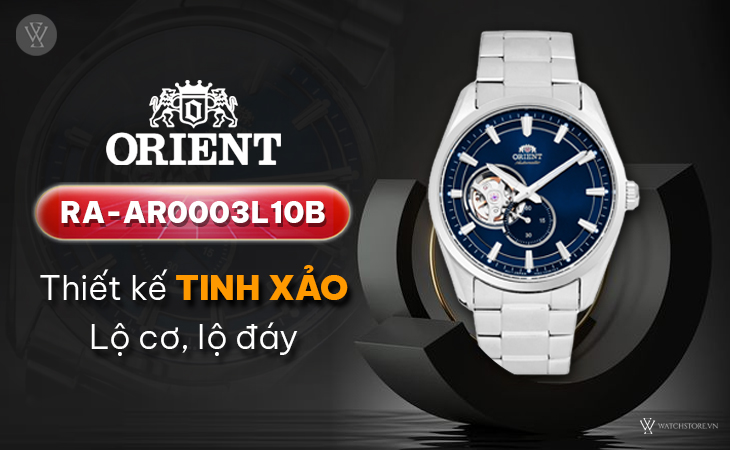 Orient RA-AR0003L10B lộ cơ lộ đáy