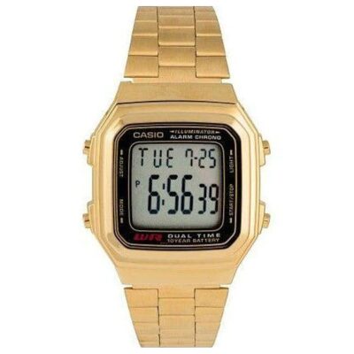 Đồng hồ Casio 41.2 × 34 mm Nam A178WGA-1ADF chính hãng Ảnh sản phẩm Casio 41.2 × 34 mm Nam A178WGA-1ADF
