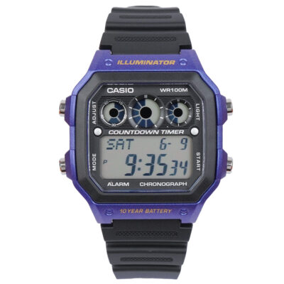 Casio 45 × 42.1 mm Nam AE-1300WH-2AVDF chính hãng Casio 45 × 42.1 mm Nam AE-1300WH-2AVDF