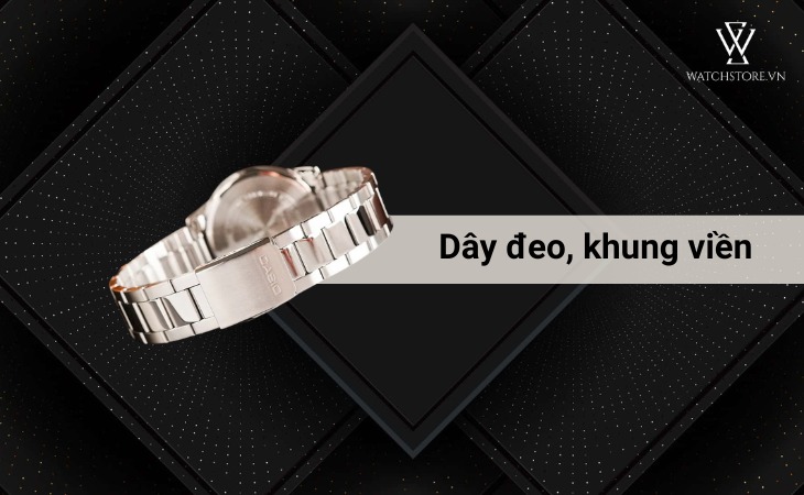 dây đeo khung viền thép 316L