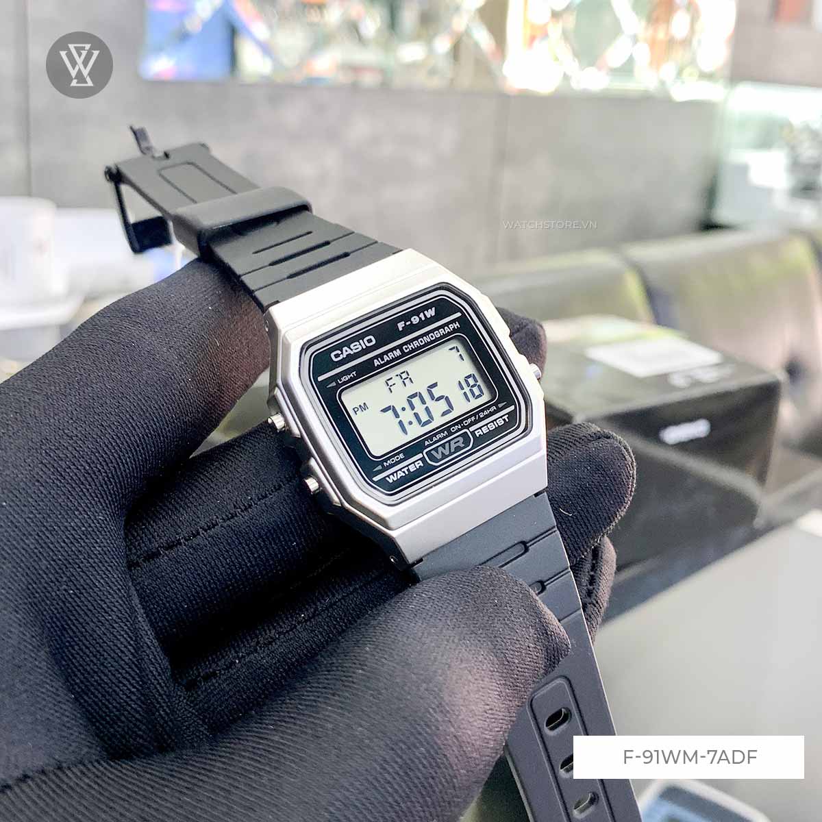 Đồng Hồ Casio Nam F-91WM-7ADF Giá Tốt, Giao Ngay