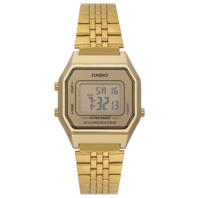 Đồng hồ Casio 33.5 × 28.6 mm Nữ LA680WGA-9DF chính hãng Ảnh sản phẩm Casio 33.5 × 28.6 mm Nữ LA680WGA-9DF