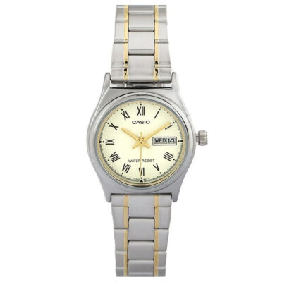 Đồng hồ Casio 25mm Nữ LTP-V006SG-9BUDF chính hãng Ảnh sản phẩm Casio 25mm Nữ LTP-V006SG-9BUDF