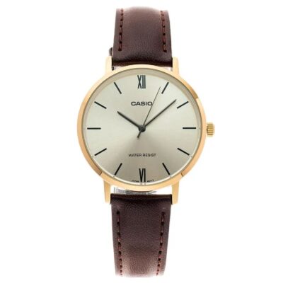 Đồng hồ Casio 34mm Nữ LTP-VT01GL-9BUDF chính hãng Ảnh sản phẩm Casio 34mm Nữ LTP-VT01GL-9BUDF