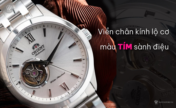 Orient FAG03001W0 chân kính màu tím