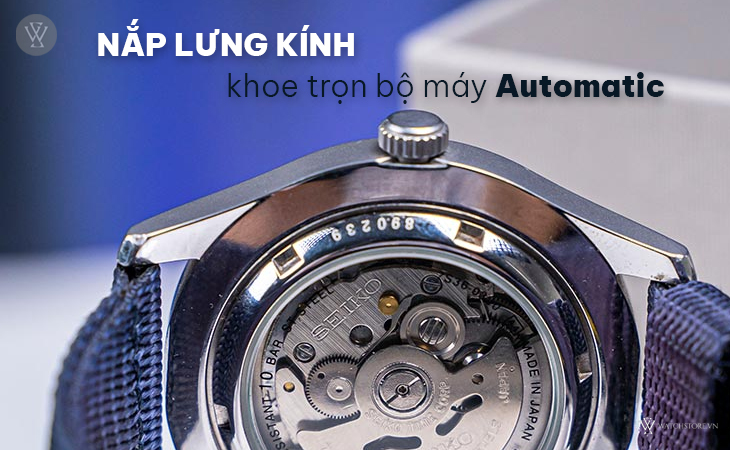 Seiko SNZG11J1 nắp lưng kính