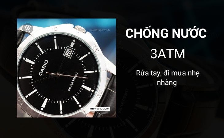 Đồng hồ chống nước 3ATM rửa tay đi mưa nhẹ nhàng