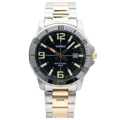 Đồng hồ Casio 45mm Nam MTP-VD01SG-1BVUDF chính hãng Ảnh sản phẩm Casio 45mm Nam MTP-VD01SG-1BVUDF
