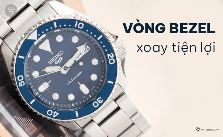 Seiko SRPD51K1 vòng bezel xoay