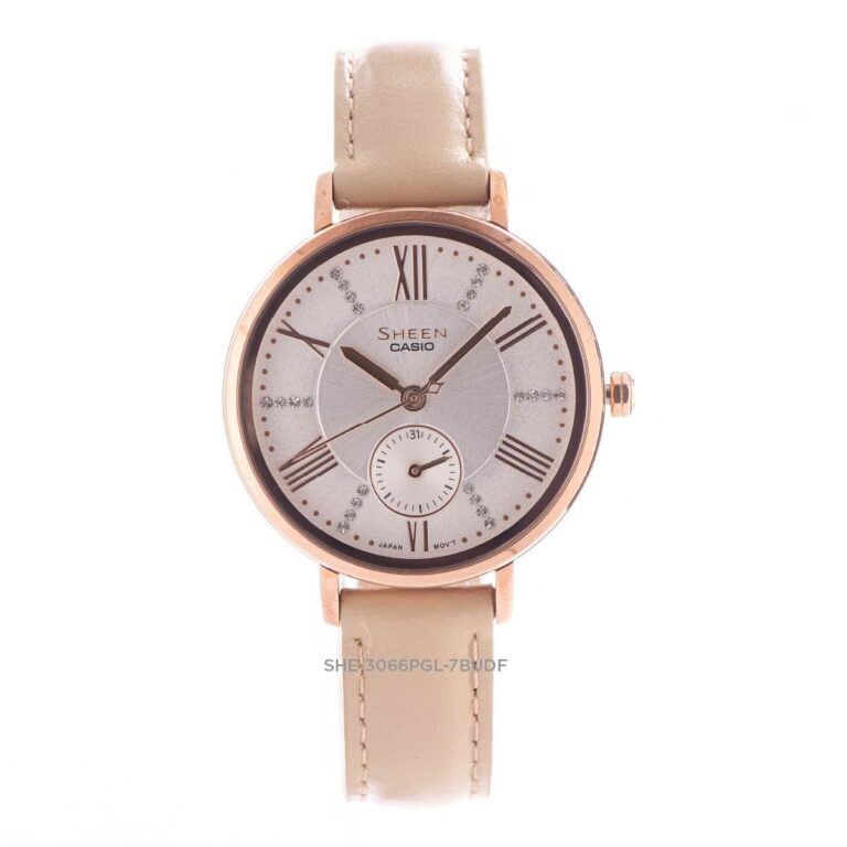 Casio 34mm Nữ SHE-3066PGL-7BVDF