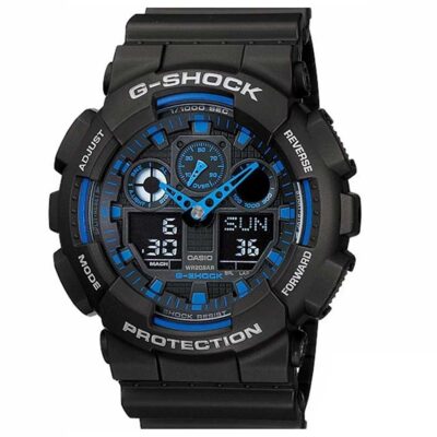 Đồng hồ Casio 51.2mm Nam GA-100-1A2DR chính hãng Ảnh sản phẩm Casio 51.2mm Nam GA-100-1A2DR