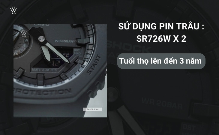 Tuổi thọ pin lên đến 3 năm
