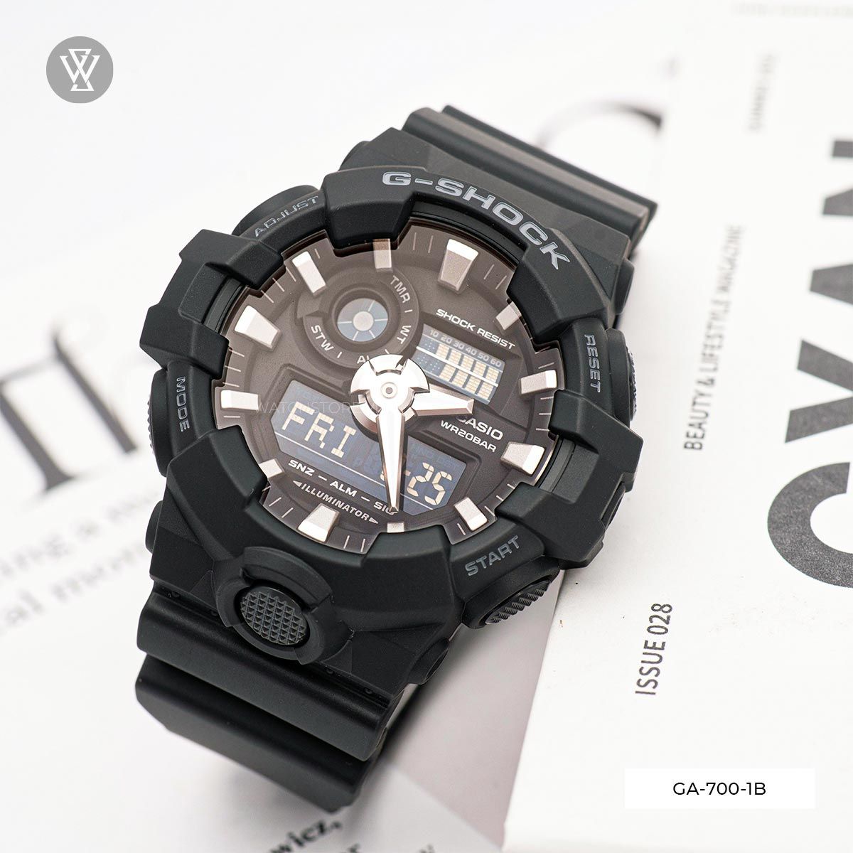 Đồng Hồ Casio Nam GA-700-1BDR Giá Tốt, Giao Ngay