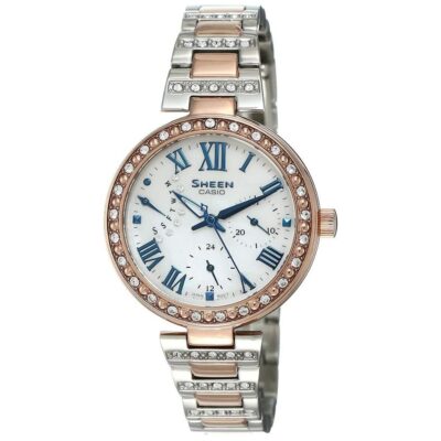 Đồng hồ Casio 32mm Nữ SHE-3043SPG-7AUDR chính hãng Ảnh sản phẩm Casio 32mm Nữ SHE-3043SPG-7AUDR