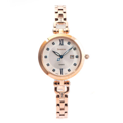 Đồng hồ Casio 30mm Nữ SHE-4055PG-7AUDF chính hãng Ảnh sản phẩm Casio 30mm Nữ SHE-4055PG-7AUDF