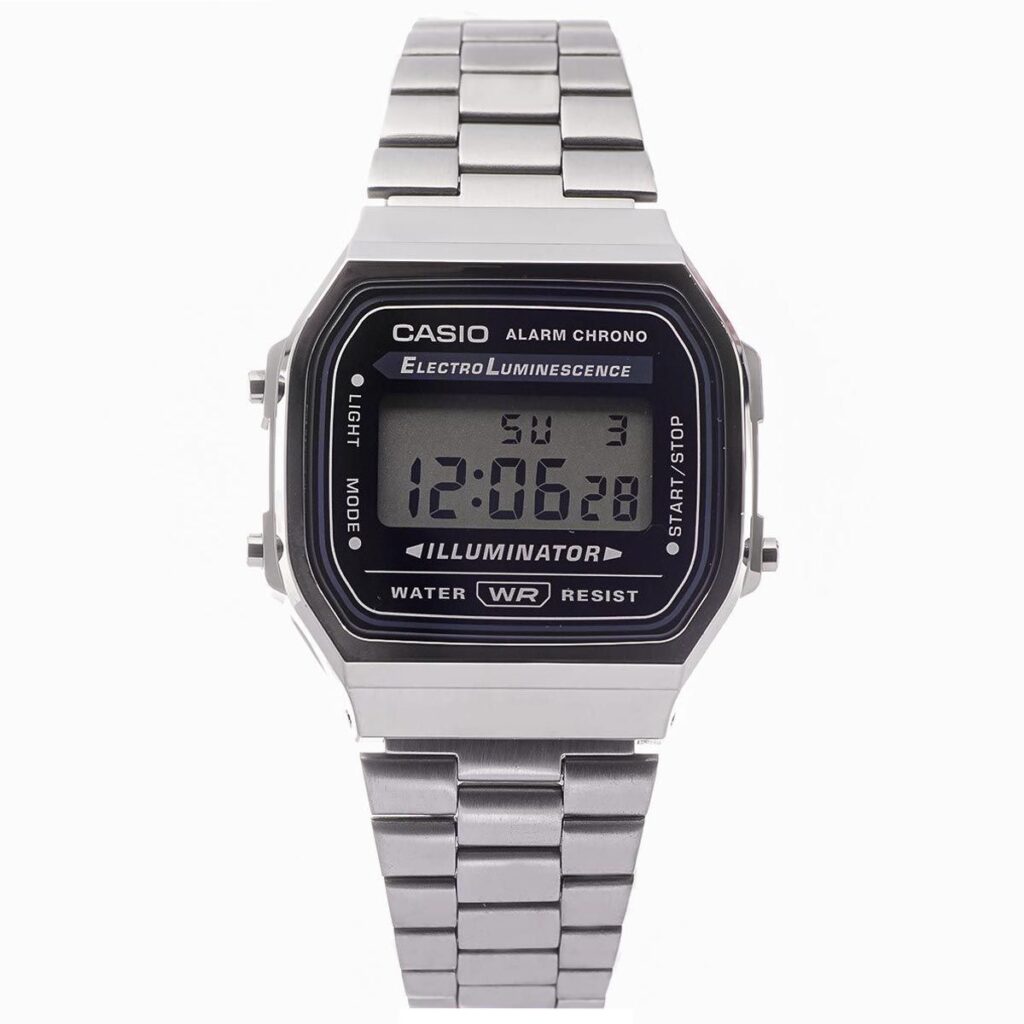 Casio 38.6 × 36.3 mm Nam A168WGG-1BDF