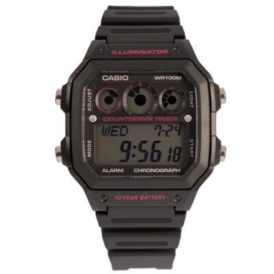 Casio 45 × 42.1 mm Nam AE-1300WH-1A2VDF chính hãng Casio 45 × 42.1 mm Nam AE-1300WH-1A2VDF