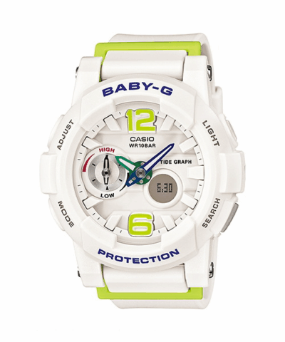 Đồng hồ Casio 44mm Nữ BGA-180-7B2DR chính hãng Ảnh sản phẩm Casio 44mm Nữ BGA-180-7B2DR