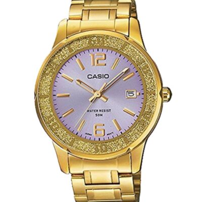 Đồng hồ Casio 37mm Nữ LTP-1359G-6AVDF chính hãng Ảnh sản phẩm Casio 37mm Nữ LTP-1359G-6AVDF