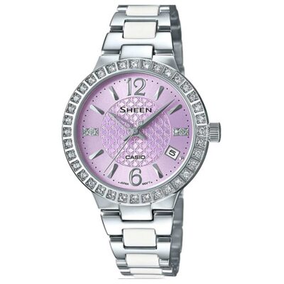 Đồng hồ Casio 32mm Nữ SHE-4049D-6AUDR chính hãng Ảnh sản phẩm Casio 32mm Nữ SHE-4049D-6AUDR